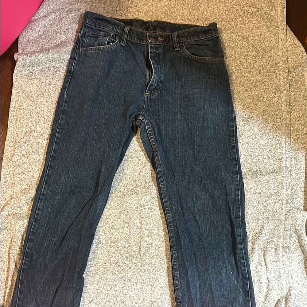 Wrangler Blue Straight Jeans Classic Style